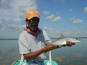 Enrique with a Bonefish
